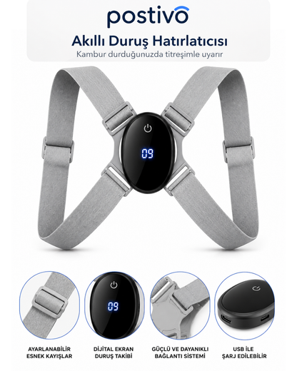 Postivo Akıllı Dik Duruş Korsesi